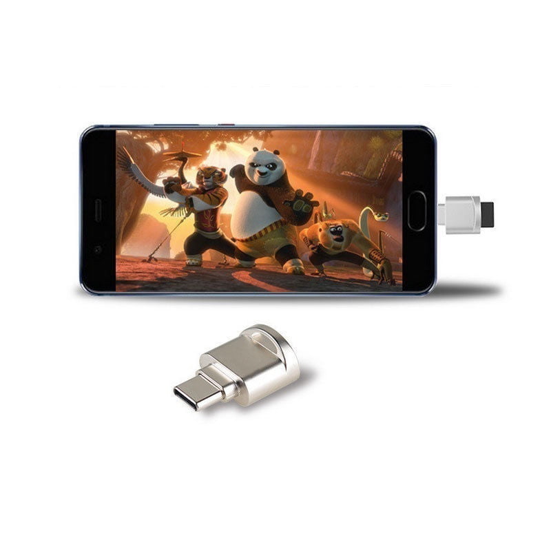 D DOLITY USB 3.1 Type-C to USB2.0 OTG Card Reader for SD for Lenovo Z2/MacBook/Microsoft Lumia950 
