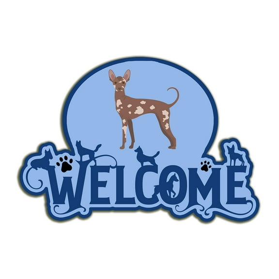 Mexican Hairless Dog #2 Welcome Door Hanger Decoration