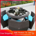thumbnail image 2 of Outdoor Table and Chair Leisure PE Rattan Combination Villa Courtyard Garden Guest House Creative Garden Furniture Sets WKGF My Lux Decor Round, 2 of 17