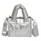 thumbnail image 1 of Bolso Hombro Acolchado para Mujer Mano Hobo Elegante (plateado), 1 of 4