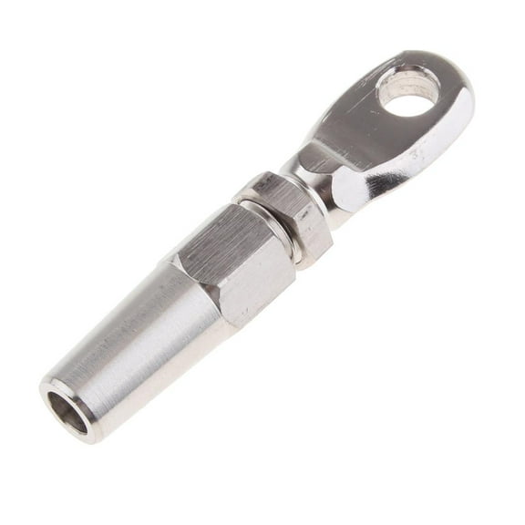 316 Stainless Steel Marine Eye Rigging Terminal End for 5/32 inch Diameter Wire Rope Cables
