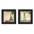 thumbnail image 2 of Trendy Decor4U "Post Cards" Collection By Dee Dee, Printed Wall Art, Ready To Hang Framed Poster, Black Frame - Finish:Multi-Finish:Multi, 2 of 4