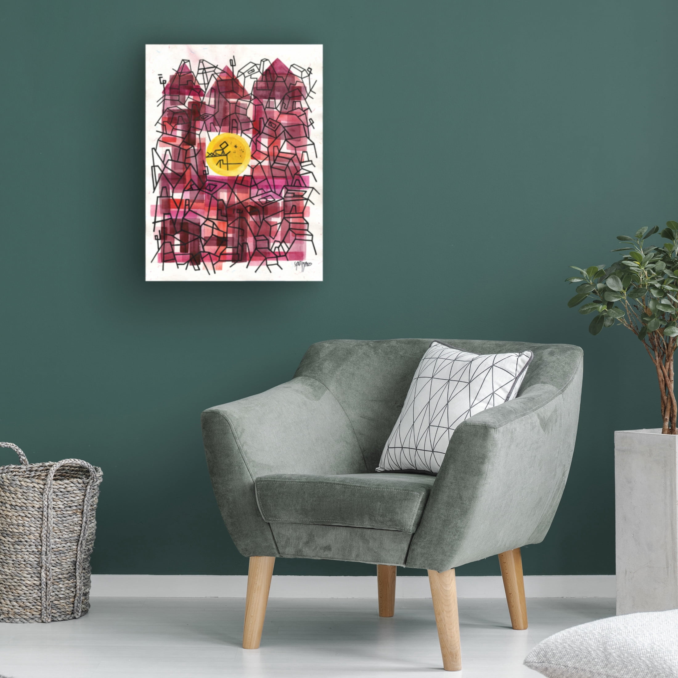 Canvas Wall Art - Antony Squizzato 'Escape Friday' Wall Art for Living Room, Bedroom, or Office Décor by Trademark Fine Art - 18 x 24 Inches