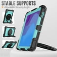 thumbnail image 5 of Case for Lenovo Tab M10 HD 2nd Gen 10.1 inch 2020, 360 Rotating Stand Handle Pencil Holder Shoulder Strap Heavy Duty Shockproof Cover, Sky Blue PC, 5 of 7