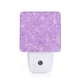 thumbnail image 1 of Fotbe Lilac Glittering Luz Nocturna LED, Luz de Noche con Sensor de Luz Natural de Anochecer a Amanecer, Se Enchufa a la Pared, Blanco Cálido 0.5W-UK, 1 of 7