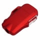 thumbnail image 2 of Daboolka 2 en 1 USB recargable impermeable eléctrico de doble arco encendedor de cigarrillos antorcha (rojo), 2 of 8