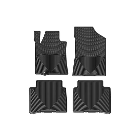 WeatherTech All-Weather Floor Mats compatible with 2009-2014 Nissan Maxima - 1st & 2nd Row, Black