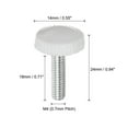 thumbnail image 2 of Unique Bargains 30 Packs M4 x 18mm Boutons de Serrage à Vis Mâle Blanc, 2 of 5