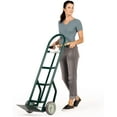 thumbnail image 5 of HaulPro Heavy Duty Steel Hand Truck Dolly, 8” Wheels 800lb Capacity Moving Dolly Cart, 14" x 9.5" Nose Plate, 5 of 7
