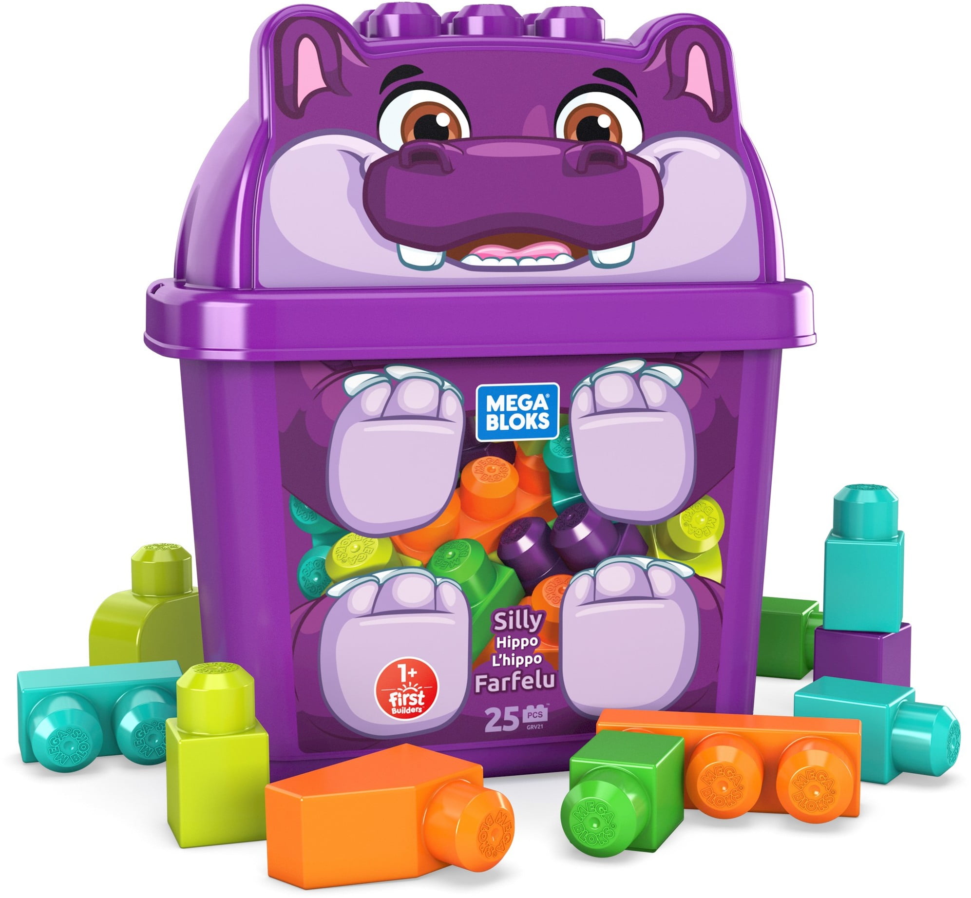 Mega Bloks First Builders Let's Get Learning! with Big Building ...