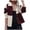 Wine, variant on Fall Cardigans for Women Lightweight Fashion Womens Warm Faux Coat Jacket WinterButton Patchwork Long Sleeve Outerwear Women Cardigans Sweater Hoodies