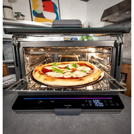 GE Profile - Smart Oven with No Preheat, Air Fry and Built-in WiFi - Black