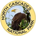 thumbnail image 2 of CafePress - North Cascades NP (Bald Eagle) -  Round Wood Ornament 4", 2 of 2