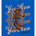 thumbnail image 4 of Yeehaw! Pin Up Cowgirl Adult Royal Blue Crew Neck Short Sleeve Tee-Medium, 4 of 4
