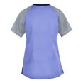 thumbnail image 3 of UFOUND Women Scrubs Top Short Sleeve V-Neck Tops Causel Working Uniform Cartoon Printed Blouse, 3 of 6