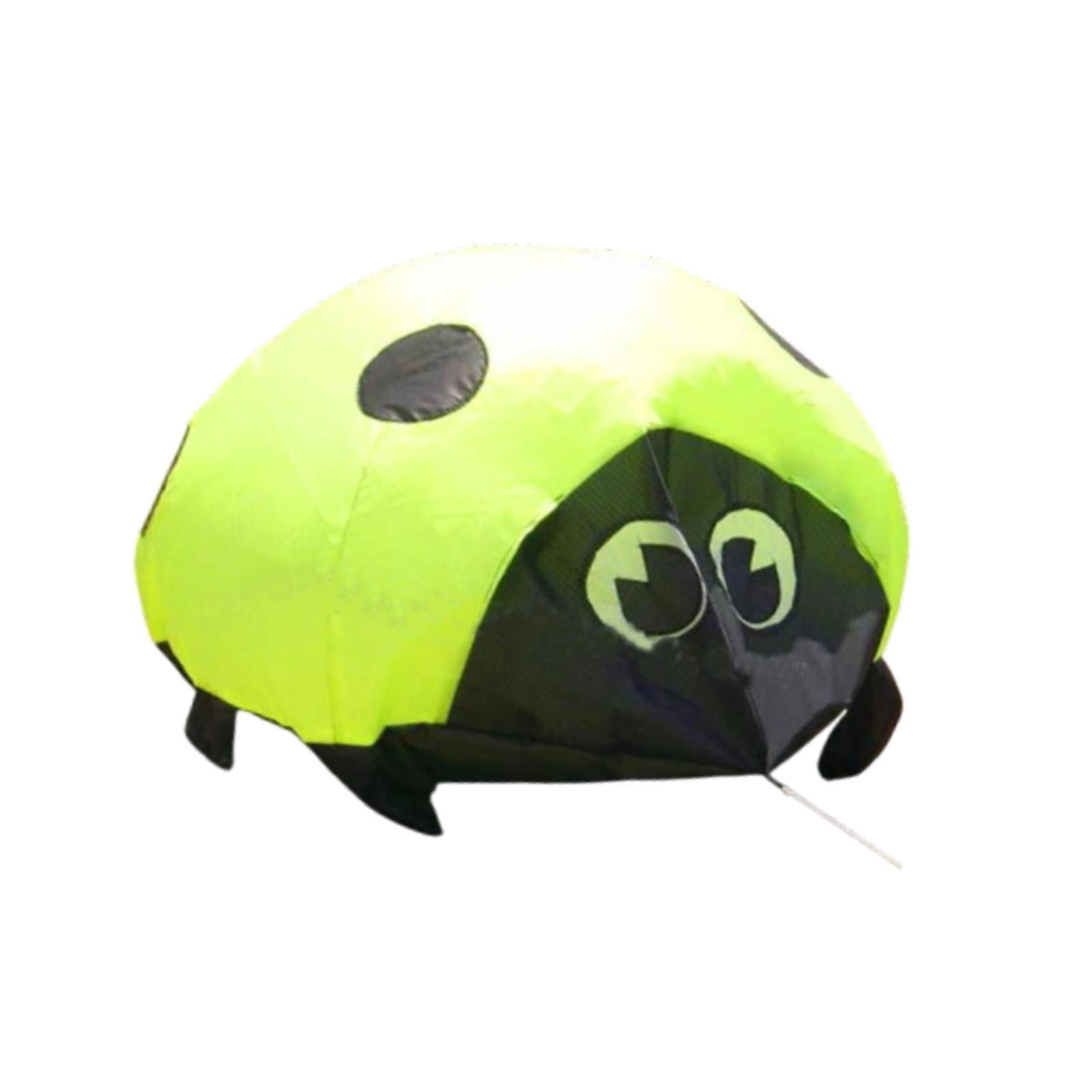 Dualoai 3D Kite Large Ladybird Beach Kites for Outdoor with Kites String Frameless Gift
