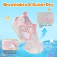 thumbnail image 3 of Barerun Kids Sandals Boys Girls Water Sandals,Quick Dry,Anti-Slip,1 Big Kid, 3 of 8