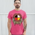 thumbnail image 3 of Tee Hunt The Medicine Wheel Dreamcatcher T-Shirt Native American Symbol Men's Tee, Hot Pink, Medium, 3 of 5