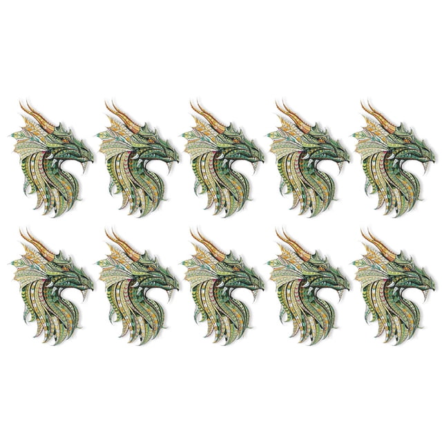 Calcomanías de transferencia de calor Jumpingount 10 piezas 3D Animal para camisetas hogar adultos niños DIY
