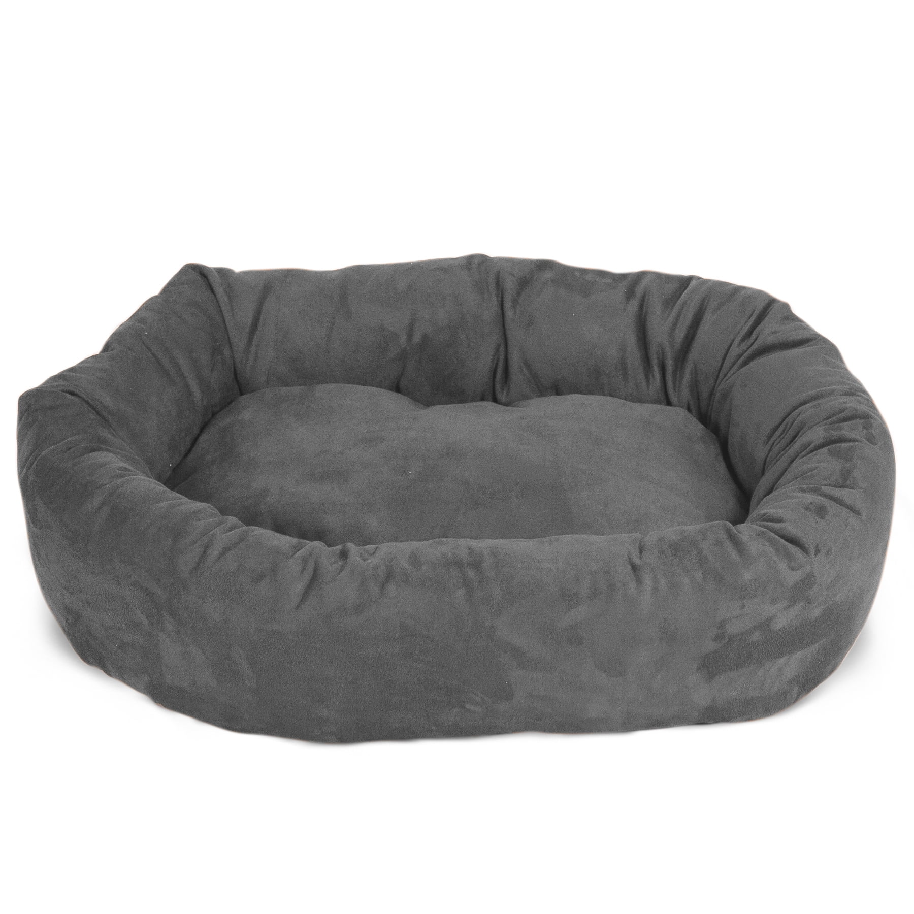 Majestic Pet | Suede Bagel Pet Bed For Dogs, Chocolate, Large - Walmart.com