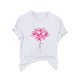 thumbnail image 1 of Blusas de Manga Corta para las Mujeres Divertida Impresión Cuello Redondo Camiseta Vintage, Blusas de Primavera para las Mujeres, 1 of 4