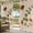 Beige, variant on Outdoor Curtains for Patio Waterproof, Ladybugs Eucalyptus Leaves Outdoor Privacy Panels Grommet, Spring Botanical Vintage Blackout Outside Curtains for Porch/Cabana/Pergola/Gazebo 54"x95", 2 Panels