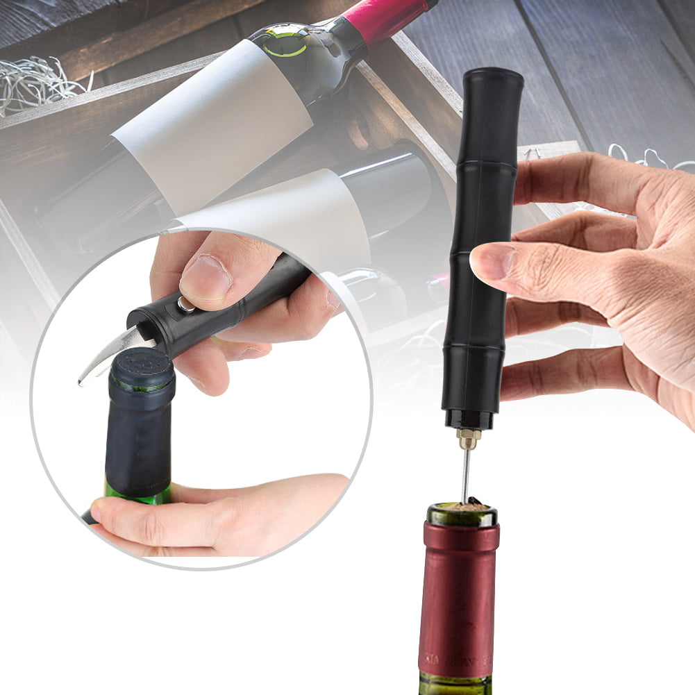 OTVIAP Air Pressure Type Wine Bottle Opener Stainless Steel Pin Type Corkscrew Cork Out Tool
