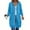 Sky Blue, variant on LEBONYARD Women's Trendy Plus Size Double Zipper Drawstring Hooded Comfy Solid Colored Long Sleeve Loose Fit Casual Pockets Long Length Sweatshirts
