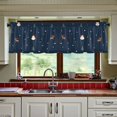 thumbnail image 3 of Yayeee Kitchen Curtains Tier Set of 2 Light Filtering 57"x24" Over Sink Window Panels, Christmas Whimsy, 3 of 7