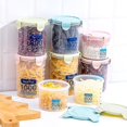 thumbnail image 1 of Cereal Dry Food Storage Container Airtight Leakproof Plastic Storage Bottle With Locking Lids Suitable For Cereal Flour Sugar Rice, 1 of 2