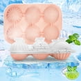 thumbnail image 5 of Silicone Molds 6 Cavity Ice Molds With Flower Round Shapes Release Reusable Ice Cream For Homemade Popsicles, 5 of 5