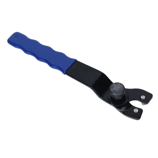 Grinder Wrench, Adjustable Angle 45# Steel Pin Spanner For Bench Grinders Circular Saws 0.39-1.18in