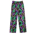 thumbnail image 5 of BiZtdJrK Sales Of The Day Womens Pajamas Sets Casual Button Lapel Long Sleeve Tops Matching Wide Leg Pants Lounge 2 Piece Set 2025 Mardi Gras Sleepwear Outfits Multicolor L, 5 of 6