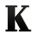 thumbnail image 1 of Autocollants Muraux en Acrylique 3D Grande Lettre pour Logo Alphabet et Design Intérieur DIY, 1 of 5