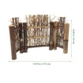 thumbnail image 4 of Miangastore Mini Fence Wall Bamboo 1Pcs 14.74X9.24X0.98in For Landscape Edging, 4 of 8