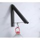 thumbnail image 2 of Set of 2 Retractable Wardrobe Bars - Wall Mounted Clothes Rack - Black, 2 of 4