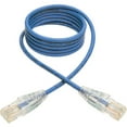 thumbnail image 2 of Tripp Lite 4ft Cat6 Gigabit Snagless Molded Slim UTP Patch Cable (RJ45), Blue, 2 of 2