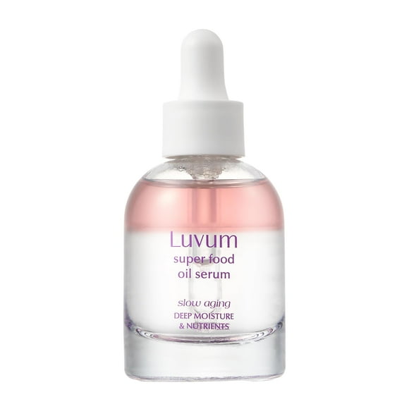 Suero de aceite LUVUM Superfood - Antienvejecimiento e hidratación - Mejora la elasticidad y el brillo - Mezcla hidratante rica en nutrientes - Cuidado de la piel coreano 1.01 fl. onz