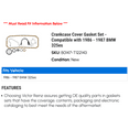 thumbnail image 2 of Crankcase Cover Gasket Set - Compatible with 1986 - 1987 BMW 325es, 2 of 2