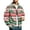 Green, variant on Men's Christmas Zip Up Jacket Long Sleeve Xmas Funny Print Jacket Funny Relaxed Fit Full Zip Sweater Jacket for Christmas Gifts Coats