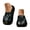 Black-A, variant on YLYL Womens Mens Platform Slippers Cat Paw Print EVA Close Toe Lightweight Indoor Outdoor Summer Shower Shoes
