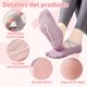 thumbnail image 3 of Pares Calcetines de Yoga,Yoga para Mujer,calcetines antideslizantes para pilates,Tirantes Transpirables Diseñan Calcetas para Yoga,para Yoga Pilates,Ballet, Entrenamiento Descalzo,Baile, 3 of 4