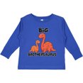 thumbnail image 3 of Inktastic Big Brothersaurus with Cute Sibling Dinosaurs Boys Long Sleeve Toddler T-Shirt, 3 of 5