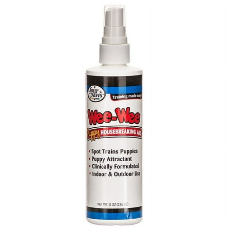 15 Pack Four Paws Wee Wee Puppy Housebreaking Aid Spray [Dog Repellents, Bulk Dog Supplies, Four Paws] 120 oz (15 x 8 oz)