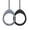 Black & Lavender Gray, variant on Ringke Finger Ring Strap Silicone Smartphone Grip Lanyard Holder [2 Pack] with Anti-Slip Mount Function Compatible with Phone Cases, Keys, Cameras, and More - Black & Pink Sand