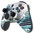 thumbnail image 2 of Premium Controllerz Custom Controller - For Xbox Series / One S Soft Touch Custom Wireless Controller - Soft Shell For Comfort Grip X (Waves), 2 of 5