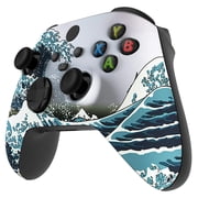 Premium Controllerz Custom Controller - For Xbox Series / One S Soft Touch Custom Wireless Controller - Soft Shell For Comfort Grip X (Waves)