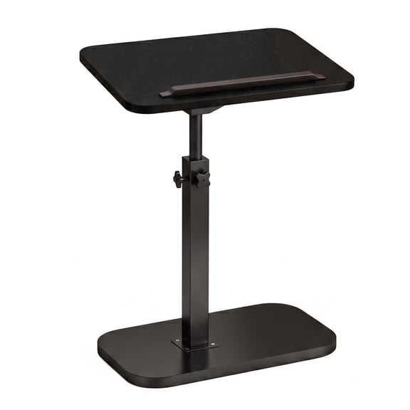 ZMXXMZ High - Quality Adjustable Side Table : 17.52"-29.92"H, 15.75"x11.81" Thickened Top, 15KG, Great for Small Spaces & Reading/Work