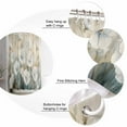 thumbnail image 5 of 60x72 Inch Shower Curtains for Bathroom White Spring Floral Fabric Bath Curtain Decor Modern Oil Painting Farmhouse Waterproof Restroom Curtains Shower Set Accessories with 12 Hooks 60 Inch, 5 of 6