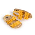 thumbnail image 3 of Baby Girls Summer Sandals Anti-Slip Soft Sole Ruffle Flat Shoes, 3 of 6